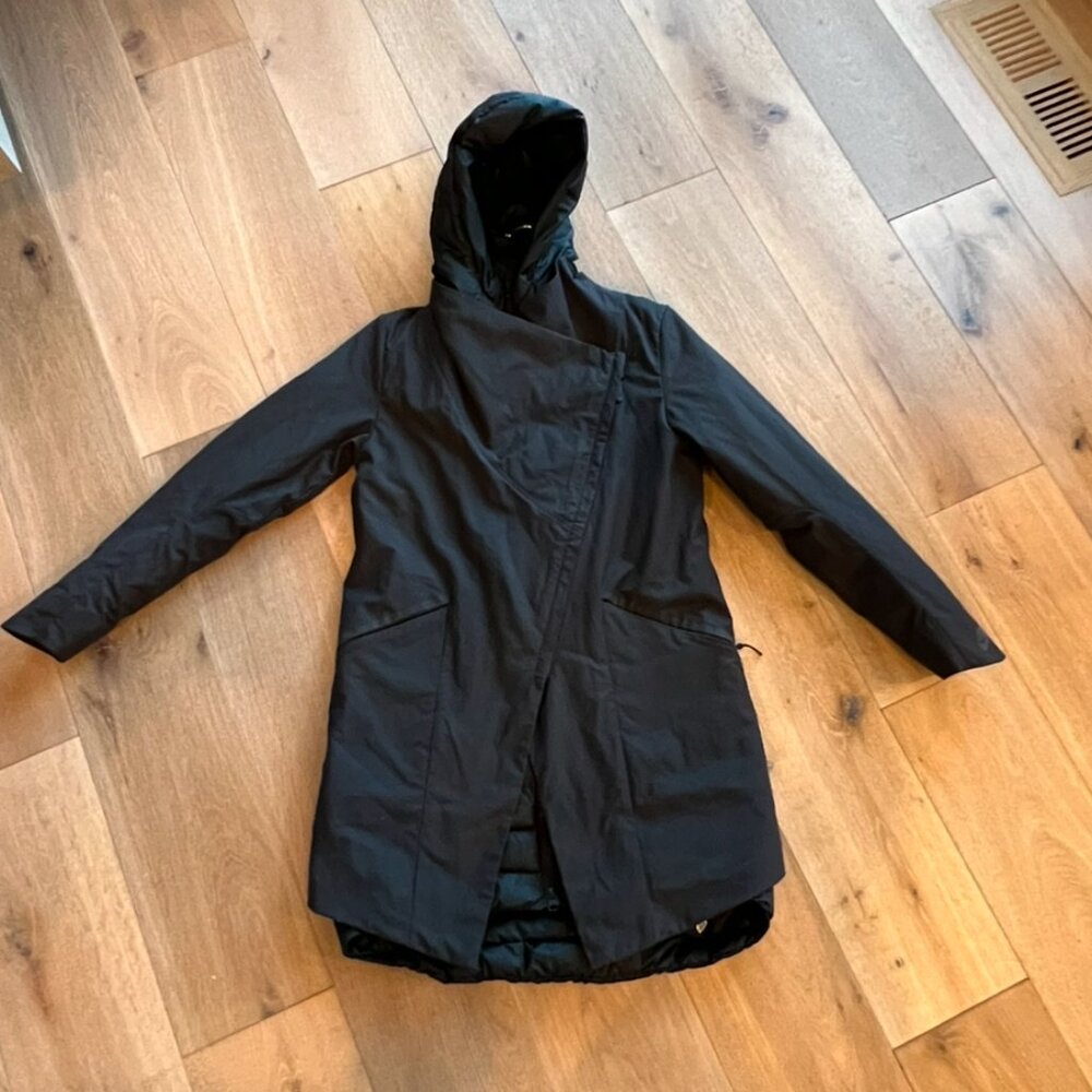 NIKE AeroLoft 3 in 1 Down Fill Parka Puffer Jacket Trench Coat Women XS